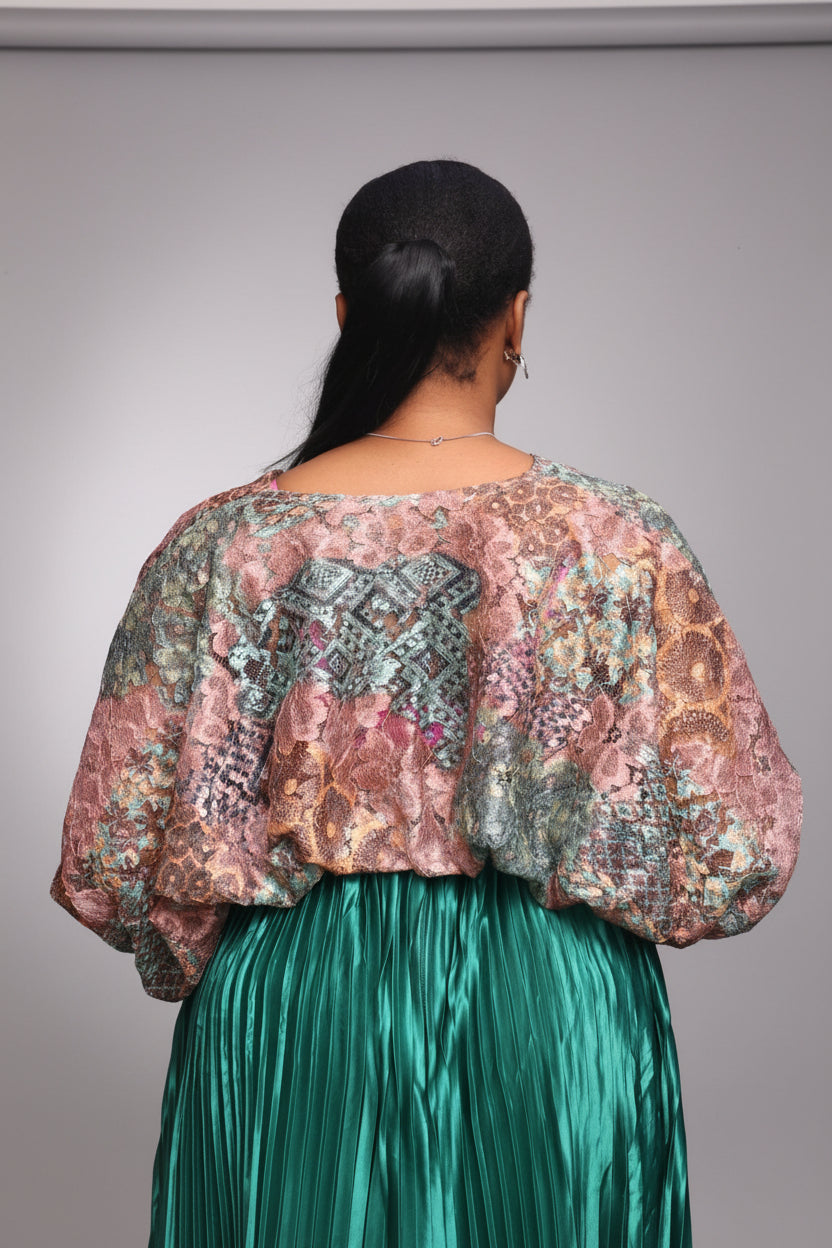 AYOBAMI Chantilly/Plisse Coordinate set