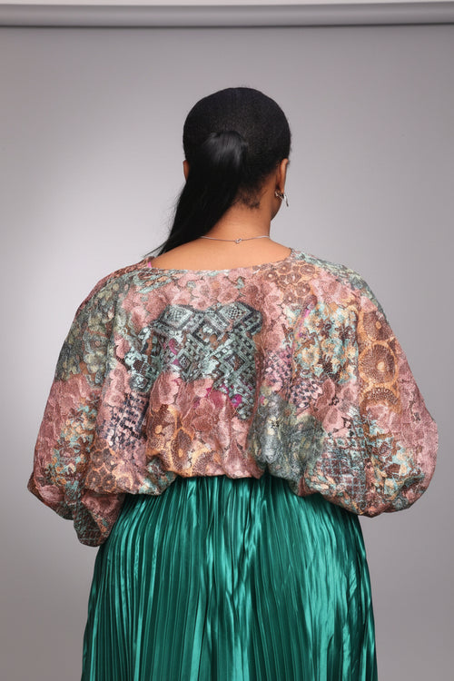 AYOBAMI Chantilly/Plisse Coordinate set
