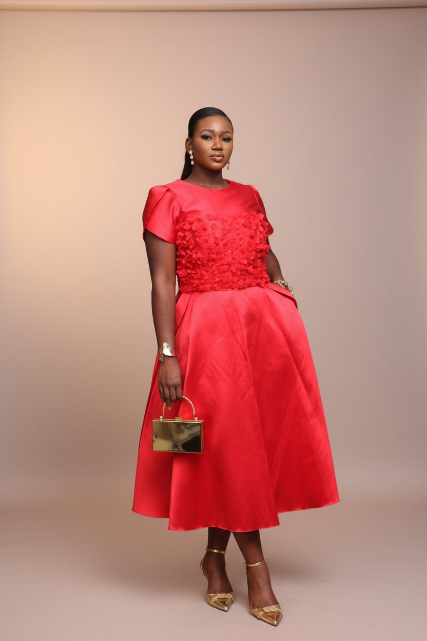 BUJU03 3D-Embellished Mikado 2PC Co-ordinate Set