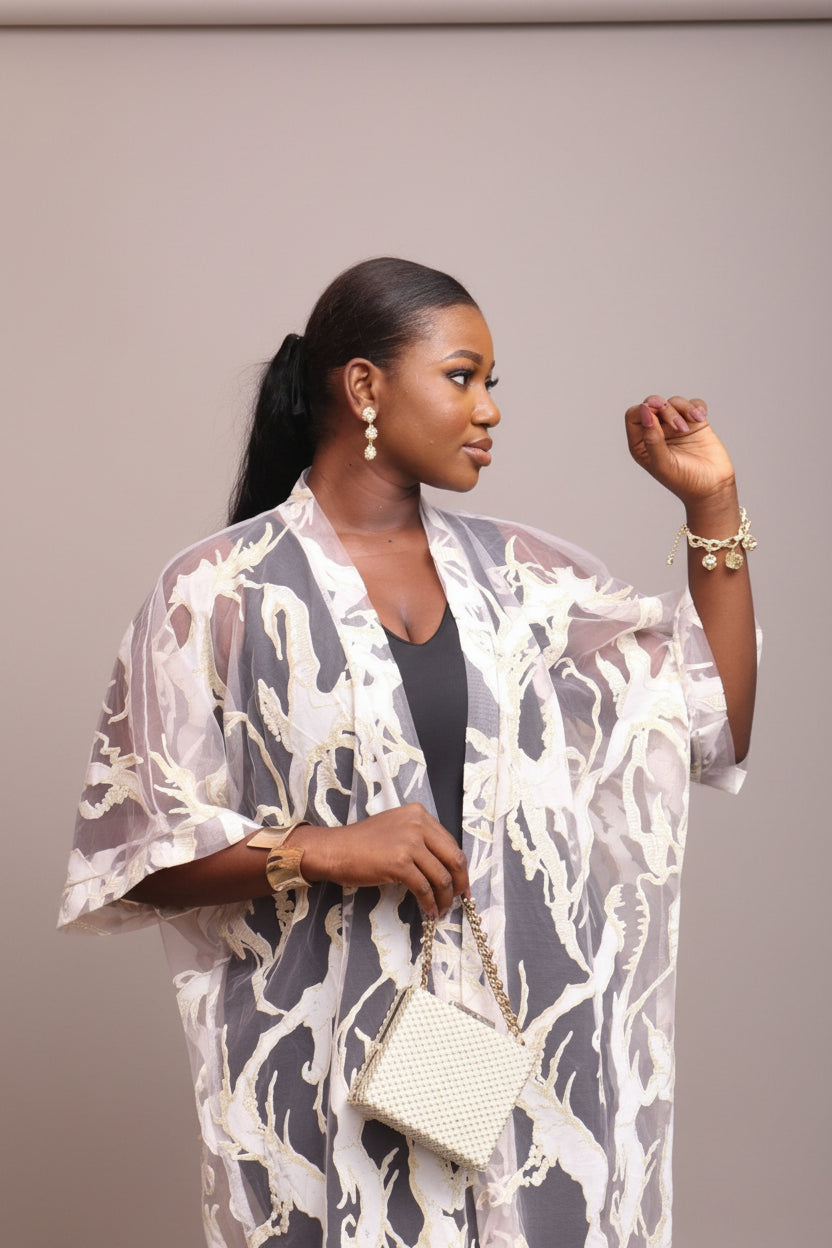 KIM Oganza Brocade 2-PC Kimono Set