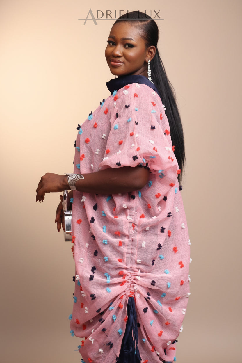 OMOTOLA 3D-Embellished 3 Piece Boubou Set