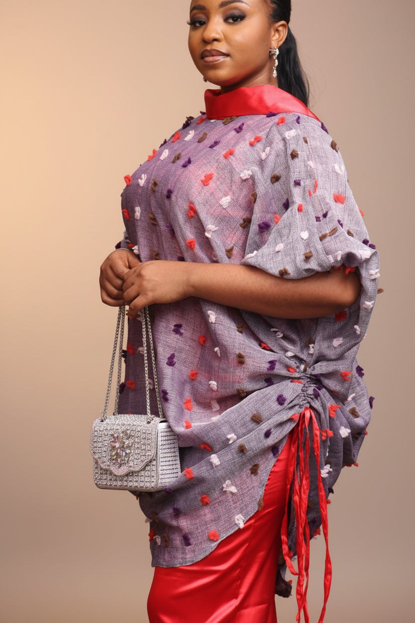 OMOTOLA 3D-Embellished 3 Piece Boubou Set