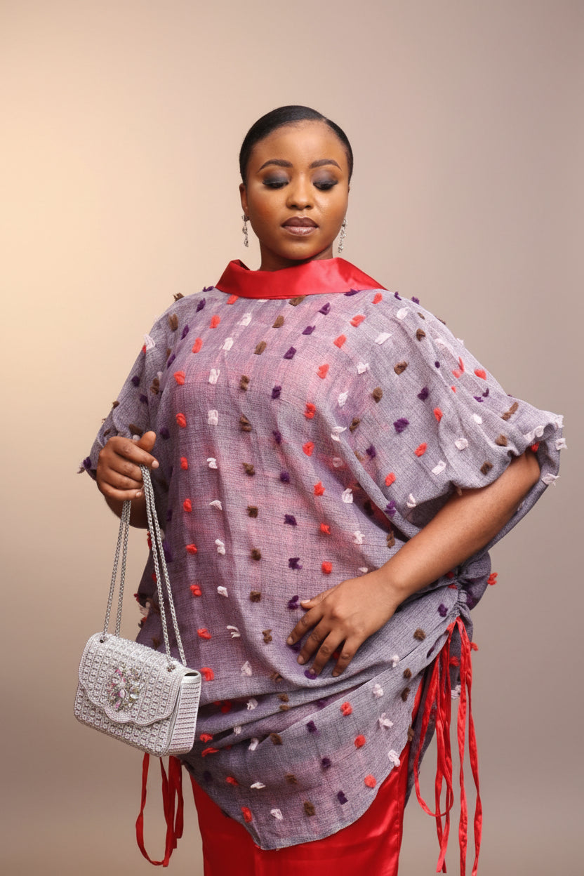 OMOTOLA 3D-Embellished 3 Piece Boubou Set