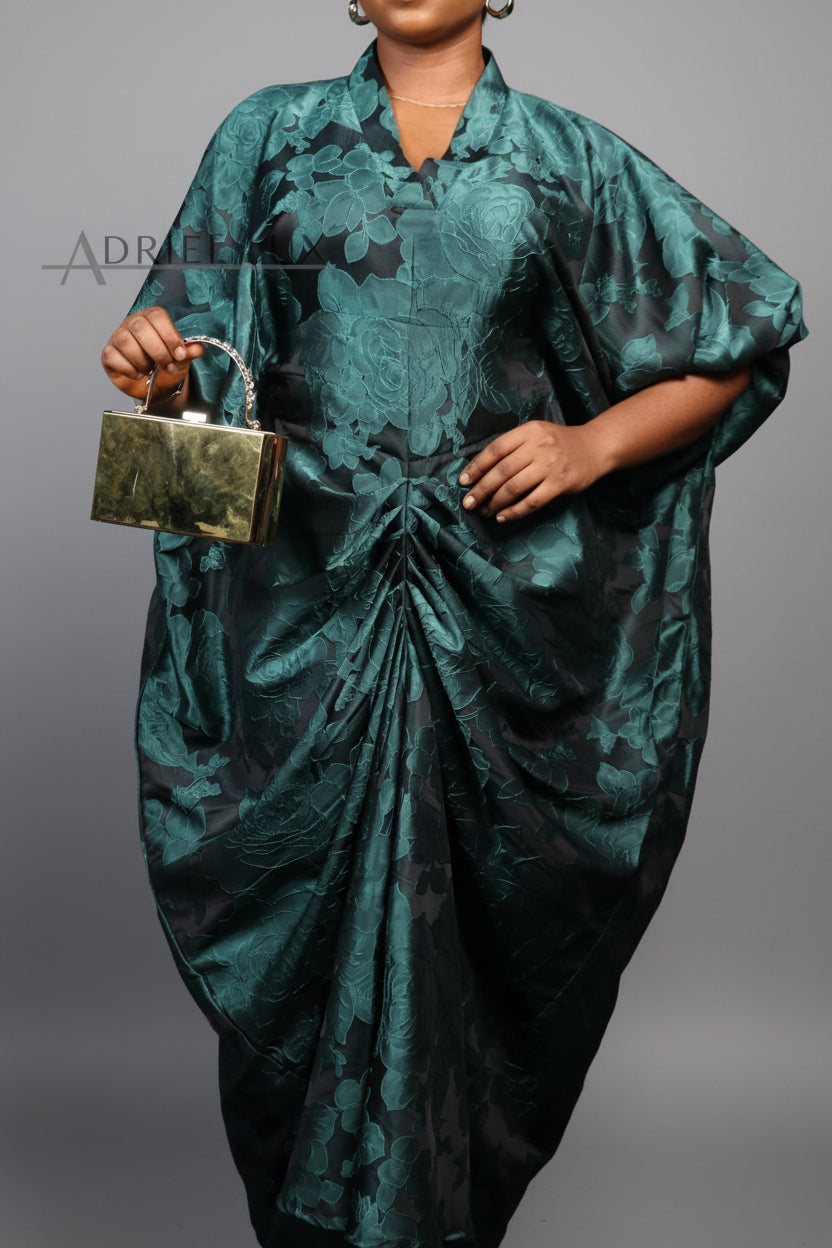 PEJU 03 Corset-Cut Lace Brocade Boubou