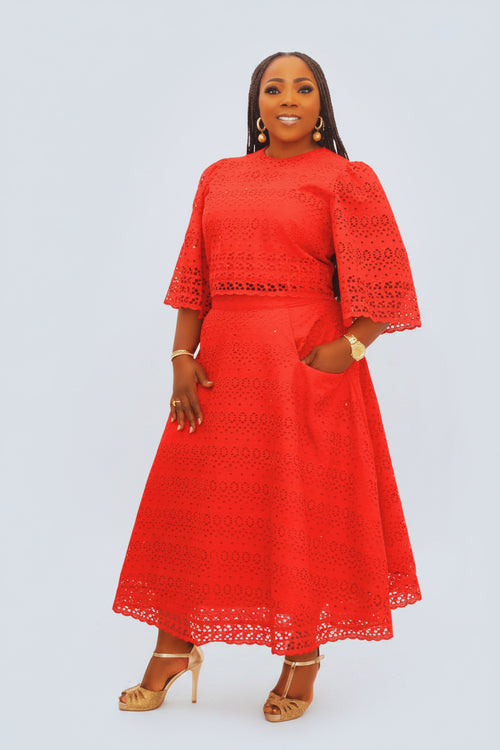 BUJU Dry Lace 2PC Co-Ord Set