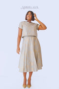 Gold Damask 2-Piece Co-Ord