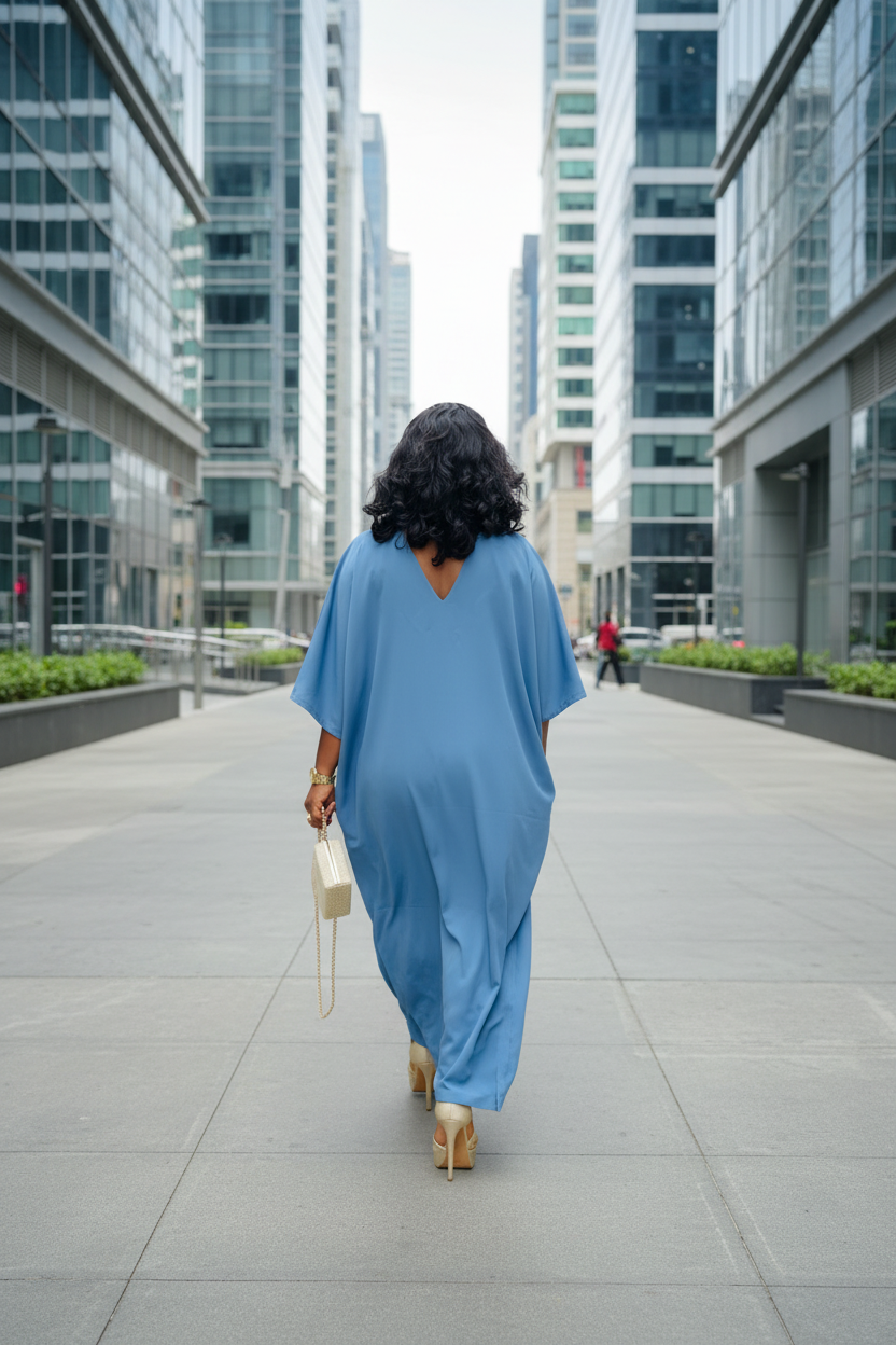 FOLASADE Patch Boubou with Self Tie Belt (Copy)